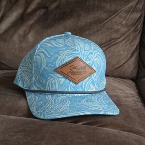 Old South Light Blue Swirl Men's Hat Brand New